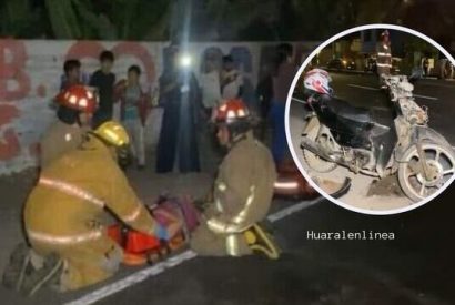Chancay Mujer fue atropellada por una moto lineal tras intentar cruzar la pista a la altura de Los Tilos
