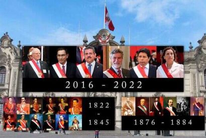 ¿Cuántas veces el Perú tuvo tantos presidentes en pocos años