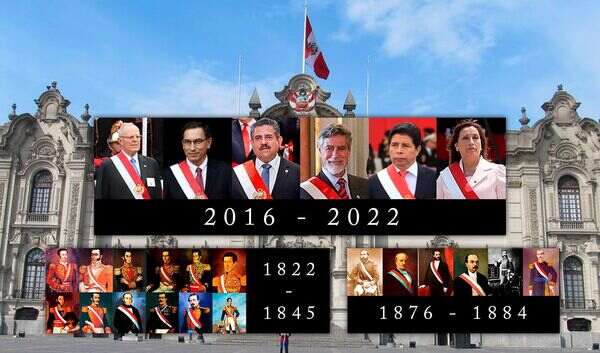 ¿Cuántas veces el Perú tuvo tantos presidentes en pocos años